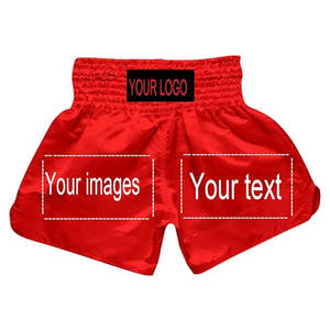 Concevez vos propres shorts de Muay Thai et de MMA personnalisés, shorts d'entraînement unisexes pour la lutte, le kickboxing et la boxe, pour les arts martiaux - Product Image 5