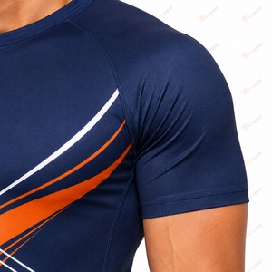 Camiseta de Compresión para Hombre, MMA, BJJ, 230 GSM, Poliéster y Spandex, Rendimiento, Absorbe la Humedad, Flexible, Sin Gi, Grappling - Product Image 6