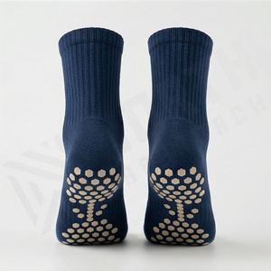 Five <b>Toe</b> Crew Athletic <b>Socks</b> Solid Navy Blue Breathable Knitted Running <b>Socks</b> <b>for</b> Adults Summer Sport Wear - Product Image 2