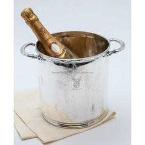 Meilleures ventes Présentoir de comptoir TCD pour bière whisky vin Seau à glace en aluminium avec poignées de refroidisseur de bière en acier Fêtes Champagnes - Product Image 1