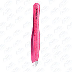 Custom Various Color Grip Stainless Steel Eyebrow Tweezers <b>Beauty</b> <b>Equipments</b> Tools High Quality Stainless Steel Tweezers - Product Image 3