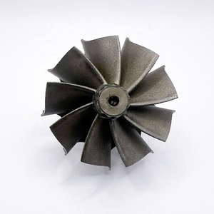 Rueda y Eje de Turbina para Turbocompresor GT2860R, 46.95/53.66mm, 9 Aspas, Rodamiento de Bolas GMN, para Reparación o Reemplazo - Product Image 5