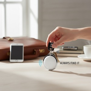 Hot Selling Mini Bluetooth GPS Tracker Smart Pet Tag Finder Anti-Lost IP68 Waterproof WiFi Modern ABS 1 Year Battery Life - Product Image 2