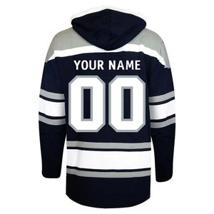 Sudadera con Capucha Personalizada de Hockey, 100% Algodón, con Cordones, para Equipo de Hockey sobre Hielo - Product Image 4