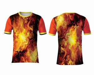 Camiseta Personalizada con Estampado por Sublimación, Poliéster, Manga Corta, Cuello Redondo, Diseño Gráfico, Informal - Product Image 1