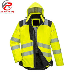 Chaqueta Softshell de Alta Visibilidad 2026, Impermeable, de Poliéster, Ropa de Trabajo de Seguridad con Logotipo Personalizable, Corte Ajustado 2026 - Product Image 1
