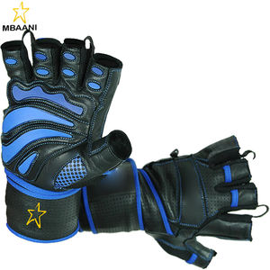 Guantes de Gimnasio de Cuero Elite con Muñequeras Integradas de 2 Pulgadas de Ancho, Diseño para Levantamiento de Pesas, Powerlifting y Fisicoculturismo - Product Image 2