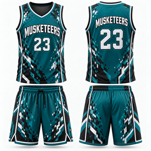 Uniforme de Baloncesto de Alta Calidad con Diseño Impreso en Material Transpirable, Estilo Conjunto, al Mejor Precio, Jersey de Baloncesto Profesional - Product Image 3