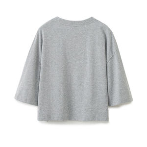 Camiseta Gráfica Unisex Houston 1987 2026 Gris Jaspeado Oversize con Texto Negro Estilo Varsity Streetwear Top de Verano HD - Product Image 5