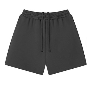 Shorts personnalisés décontractés 100 % coton imprimé respirant grande taille pour enfants, écoresponsables, à fermeture éclair, séchage rapide - Product Image 1