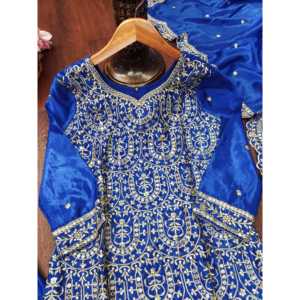 Vêtements de soirée pour femmes de créateur Ensemble de costumes Sharara Séquence Brodée Travail - Product Image 3