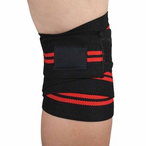 Premium Adjustable <b>Knee</b> Wraps For Powerlifting Weight Training Squat Workout Support Compression Fitness <b>Exercise</b> Equipment - Product Image 3