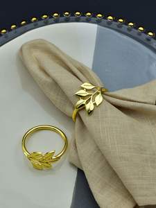 Elegante Anillo de Servilleta de Metal, Perfecto para Decorar la Mesa de Comedor con un Toque Decorativo Suave para las Comidas - Product Image 4