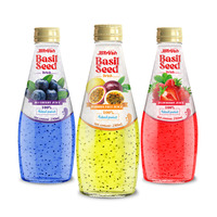 Private Label Basilicum Zaad Dranken Met Vruchtensap Veel Smaak Vietnam Fabriek 290Ml Gebotteld Jbvers Sap Premium Kwaliteit