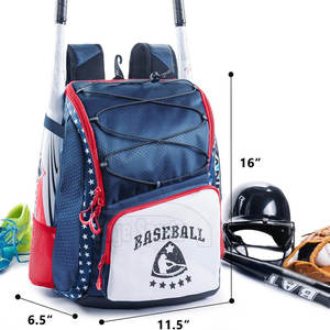 Bagnex Premium Unisex Baseball Bag 600D 50-<b>70L</b> Customizable Comfortable Sports <b>Backpack</b> Custom Logo Lightweight Outdoor Gear - Product Image 3