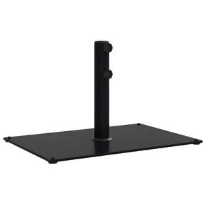 Base per Ombrellone da Patio Regolabile in Acciaio e Ferro Nero da 15 kg con Piedi Comodi - Product Image 2