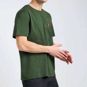 T-shirts personnalisés pour hommes avec logo, t-shirts sur mesure pour hommes, t-shirts grande taille pour hommes, prix de gros, tissu en coton, doux et respirant - Product Image 3