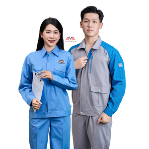 Vêtements de travail sur mesure, nouveau style, combinaisons de travail, vêtements de travail pour ouvriers d'usine, électriciens, avec logo FMF factory. - Product Image 2