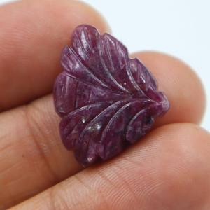 Rubí Rojo Natural Tallado en Cabujón, Gema de Rubí Tallada a Mano, Piedra Suelta Lisa, Proveedor Mayorista de Piedras para Joyería - Product Image 1