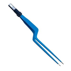 Azicon's European Bayonet Bipolar Forceps - Stainless Steel Reuse Autoclavable Neurosurgical Bayonet Coagulation Bipolar Forceps - Product Image 2
