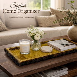 Minimalist Plain Wooden Tray Multipurpose Decorative Organizer for Kitchen Counter Coffee <b>Table</b> Bathroom <b>Vanity</b> Shelf Home Hotel - Product Image 4