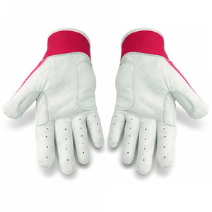 ถุงมือตีเบสบอลสำหรับคนถนัดขวา ทนทาน ระบายอากาศได้ดี กันลม กันลื่น น้ำหนักเบา ทำจากหนัง สีสันปรับแต่งได้ ขายดี - Product Image 3