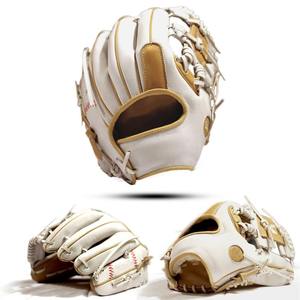 WARPRO INDUSTRY Baseball Glove <b>White</b> Black Leather 12.5 Inch Durable Left-Handed <b>Throw</b> Professional Training - Product Image 6