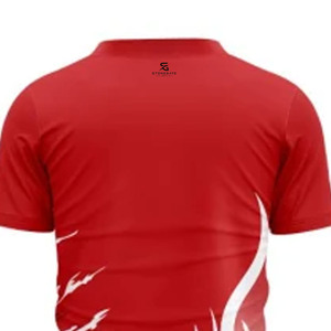 เสื้อยืดซับลิเมชั่นผู้ชาย สกรีนโลโก้ได้ ชุดกีฬา แขนสั้น เนื้อผ้านุ่ม ระบายอากาศ แห้งเร็ว สไตล์ฟิตเนส เสื้อกีฬา - Product Image 4