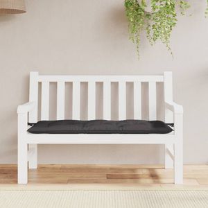 Coussin de banc de jardin en tissu Oxford anthracite 100% polyester, coussins et oreillers d'extérieur - Product Image 1