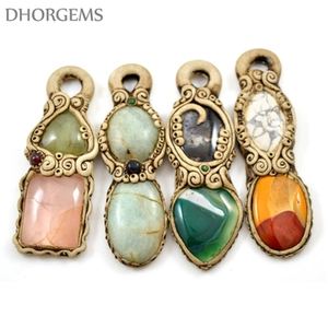 Colgante de cristal al por mayor con piedra de tamaño personalizado, colgante unisex de piedra preciosa con punta para boda, joyería de collar mixto - Product Image 6