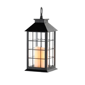 Nouvelle Lanterne Suspendue Noire Faite à la Main, Style Antique, pour Jardin Extérieur et Intérieur, Taille et Forme Personnalisables - Product Image 4
