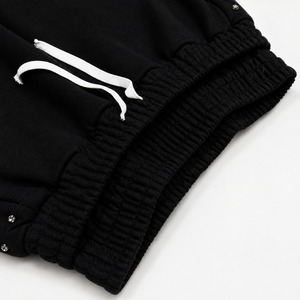 High Quality Men's Custom Black Summer Shorts Good Quality And Comforetable Low Price Oversize Shorts <b>For</b> Man - Product Image 3