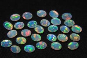 Genuine Ethiopian Opal OvalFaceted Cut Gemstone Super Fine Quality Multi Color Opal Fire Opal Loose Gemstone For Jewelry - Product Image 4