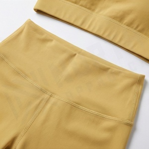 Conjunto Deportivo Personalizado para Mujer, Camiseta de Manga Larga para Correr, Color Sólido, Ropa de Yoga, Fitness, Gimnasio, Ropa Deportiva Informal Corta - Product Image 5