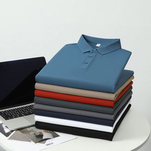 Custom Breathable Men's Nylon Spandex Fabric Short Sleeve <b>Shirts</b> Knitted <b>T</b>-<b>Shirt</b> Golf Uniform <b>Shirts</b> with <b>Collar</b> - Product Image 6