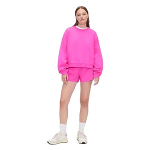 Sweat-shirt mode pour dames Coupe décontractée Coton Polyester mélangé avec poignets côtelés Sweat-shirt parfait pour l'automne et l'hiver Mode - Product Image 3