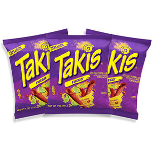 Offre spéciale : Chips de tortilla roulées Takis Fuego au piment fort et au citron vert, Takis Blue Heat au poivre - Product Image 5