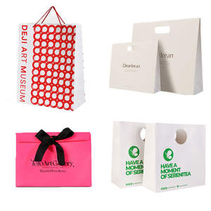 Sacs en papier kraft brun écologiques, durables, biodégradables, de luxe, avec logo personnalisé, pour les promotions des supermarchés - Product Image 6
