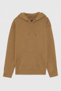 Survêtement rouge à capuche pour femme, fermeture éclair intégrale, motif peint à la main, coupe ample, streetwear, automne, poches latérales, matière polyester - Product Image 5