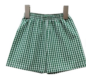 Shorts de bain décontractés pour garçons en toile unie à séchage rapide, 100 % coton, taille mi-haute, braguette zippée, teinture unie - Product Image 4
