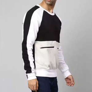 Sweat-shirt pour homme fabriqué au Pakistan, mélange de polyester et de coton, uni, automne, écologique, entièrement personnalisable, vente en gros - Product Image 3