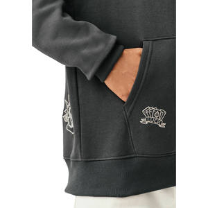 Sweat à capuche personnalisé de haute qualité en molleton 100% coton 400GSM, imprimé à l'écran, décontracté, respirant, séchage rapide, logo sur le devant, pour homme - Product Image 3