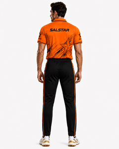 Cricket Uniform <b>Orange</b> Stylish Breathable Fabric for Comfortable Wholesale Customized Cricket Uniform Team Sponsors Club Logo - Product Image 3