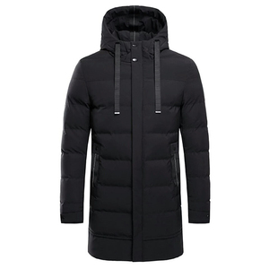 Winter Mid-Length Hooded <b>Puffer</b> Parka Windproof Insulated <b>Jacket</b> with Storm Flap Thermal Outdoor Coat Wholesale - Product Image 4
