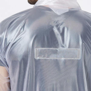 New Design PE <b>Plastic</b> Waterproof Rain Coat Disposable Raincoat for Adult Breathable and Customize Outdoor Rain Jacket - Product Image 6