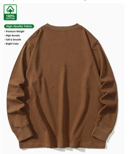 เสื้อเชิ้ตแขนยาวผู้ชาย สีพื้น ผ้าฝ้าย สไตล์ลำลอง ทรงโอเวอร์ไซส์ ใส่ได้ในฤดูใบไม้ร่วง เสื้อแขนยาวลำลองสำหรับผู้ชาย เสื้อท่อนบนผู้ชาย - Product Image 2
