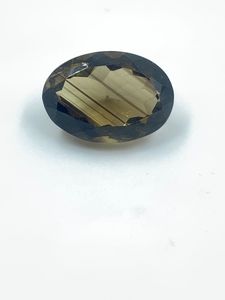 Cuarzo Ahumado Natural de Primera Calidad, Piedra Natural Hermosa, Corte Ovalado, 23.95 Quilates, para Anillos de Lujo y Fabricación de Joyas - Product Image 2