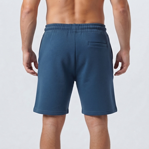 Pantalones Cortos de Forro Polar para Hombre, 100% Poliéster, con Cordón Ajustable, Bordado Chenille, Cintura Elástica, para Invierno - Product Image 2