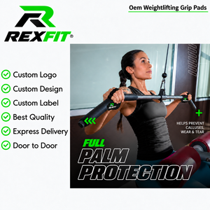 Almohadillas de Agarre para Levantamiento de Pesas, Protección para las Manos en Entrenamientos de Gimnasio y Accesorios para Ejercicios, Proveedor Mayorista - Product Image 4