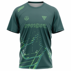 Maillot d'e-sport personnalisé par sublimation, respirant, séchage rapide, uniforme de jeu d'équipe, t-shirt personnalisé pour joueur professionnel, vêtements de sport pour hommes - Product Image 1
